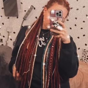 50 double ended Viking dreads